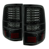 9034886 Xtune fits Ford 04-08 F150 Styleside LED Tail Lights Black Smoked ALT-