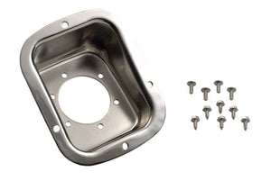 Kentrol 30468 78-95 fits Jeep CJ Wrangler YJ Gas Filler Neck-Polished Silver