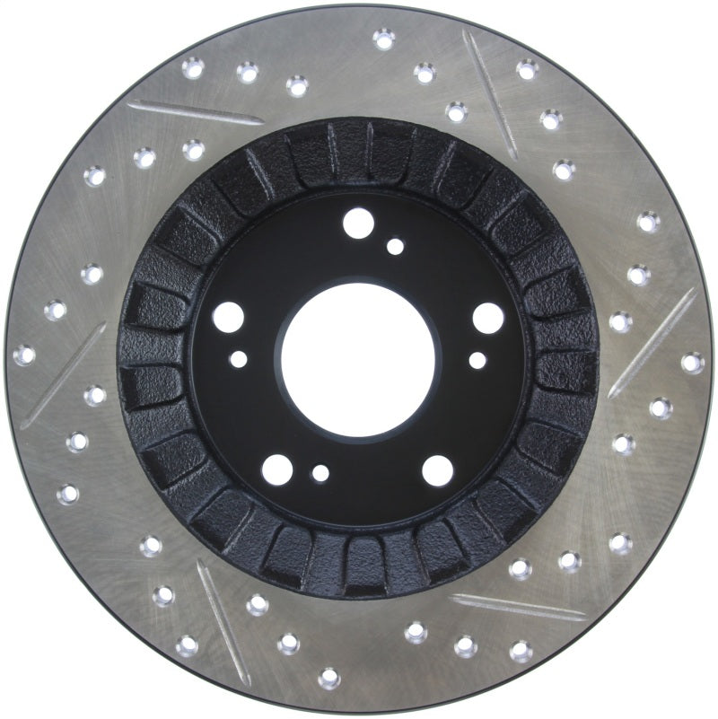 Stoptech 127.40050R 00-09 S2000 Slotted & Drilled Right Rear Rotor