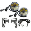 Nacho Offroad Technology V3JW2KWSO Nacho Lighting fits Jeep JL/JTNacho SAE Only White Plug N Play Fog Light Kit (3pc Bumper Kit)