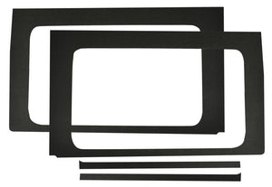 DEI  50177 fits Jeep 18-23 Wrangler JL 4-Door Boom Mat Rear Side Window Trim - 4