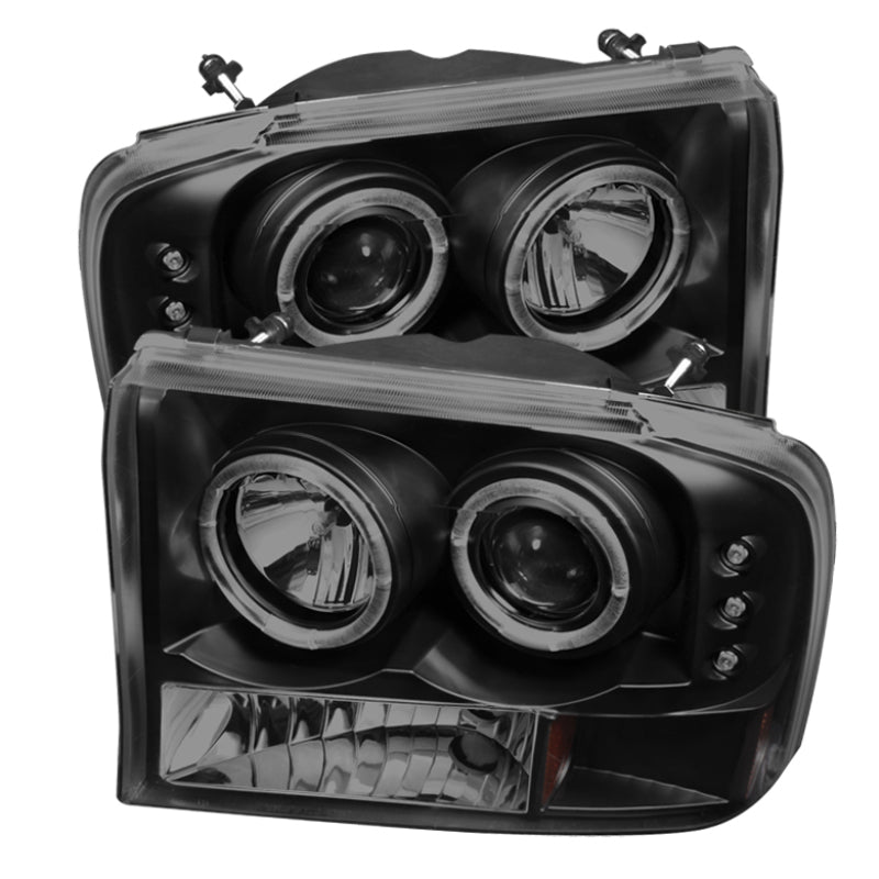 Spyder 5078452 fits Ford 99-04 F250 Super Duty Projector Version 2 LED Halo LED