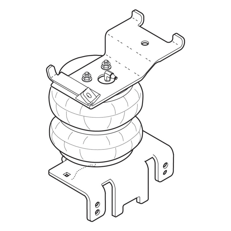 Firestone 2355 Ride-Rite Air Helper Spring Kit Rear fits Nissan 04-15 Titan 2WD/4WD (W217602355)