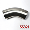 Stainless Bros 701-04226-4150 SS321 1.625in 45 Deg Mandrel Bend Elbow - 1.5D Rad