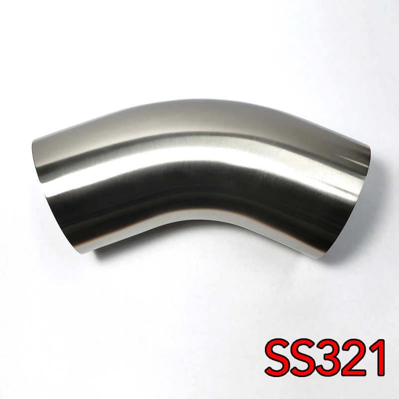 Stainless Bros 701-04826-4150 1.88in SS321 45 Deg Mandrel Bend Elbow - 1.5D Radi