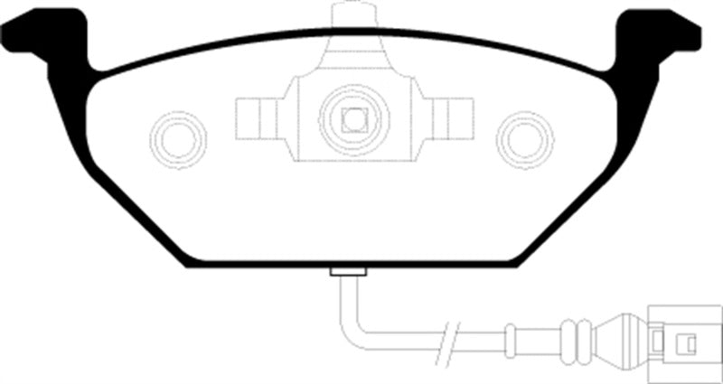 EBC DP21329 fits Volkswagen 00-05 Beetle 2.0 Greenstuff Front Brake Pads