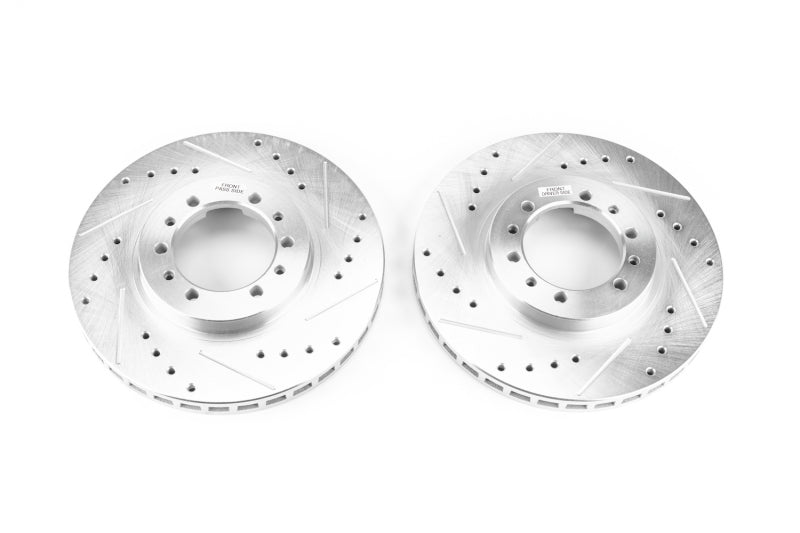 PowerStop fits Mitsubishi 91-96 Montero Front Evolution Drilled & Slotted Rotors