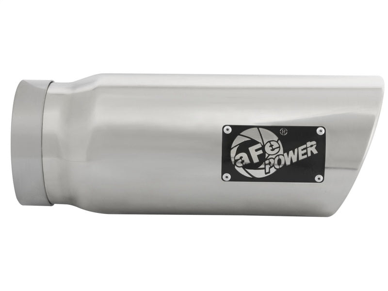 AFE 49T50601-P15 rce-Xp 5in Inlet x 6in Outlet x 15in length Polished Exhaust T