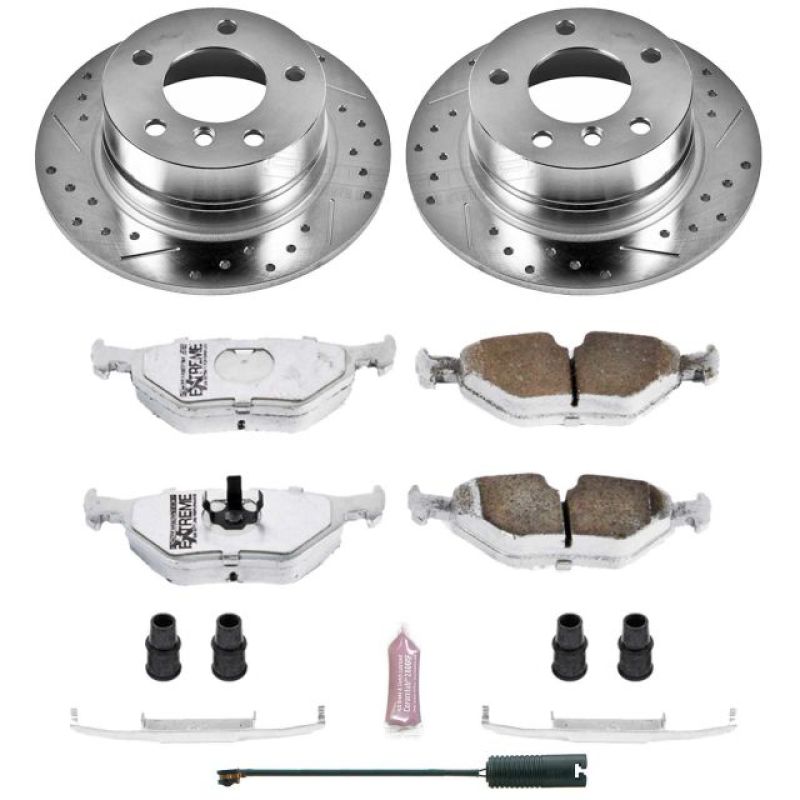 PowerStop K593-26 95-99 fits BMW 318ti Rear Z26 Street Warrior Brake Kit