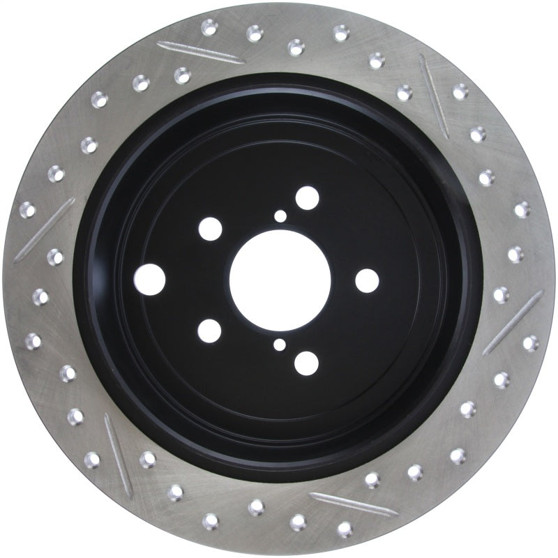 Stoptech 127.47029R 08-10 fits Impreza WRX (Exc STi)/08-10 Impreza Coupe/Sedan Slotted & Drilled Right Rear Rotor