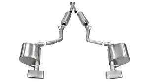 CORSA Performance 14529 Corsa 2011-2014 fits Dodge Challenger R/T 5.7L V8 Polished Xtreme Cat-Back Exhaust