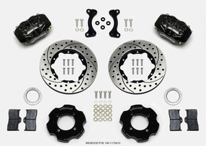 Wilwood 140-11704-D fits Forged Dynalite Front Hat Kit 11.00in Drilled 95-05 fi