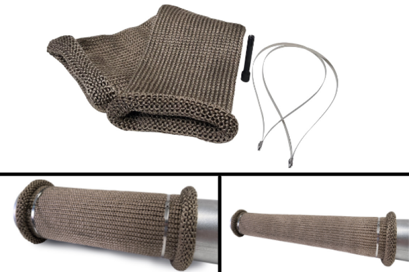 DEI  10040 Titanium 4in Knit Exhaust Sleeve - 24in