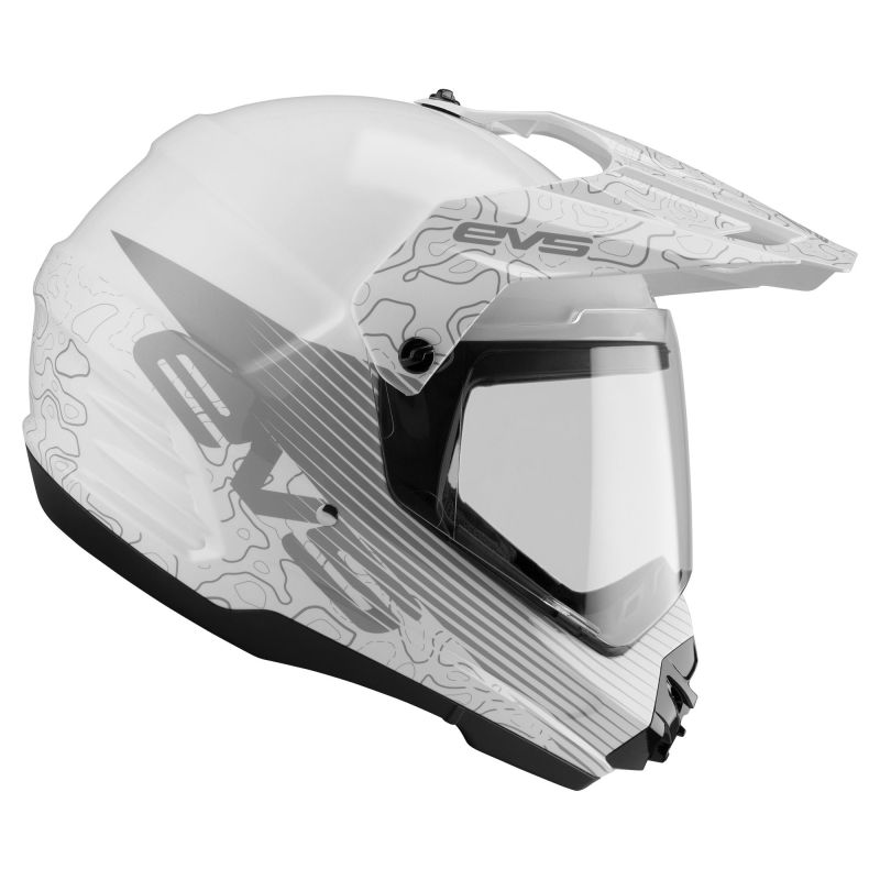 EVS DSHE18VA-W-XL Dual Sport Helmet Venture Arise White - XL