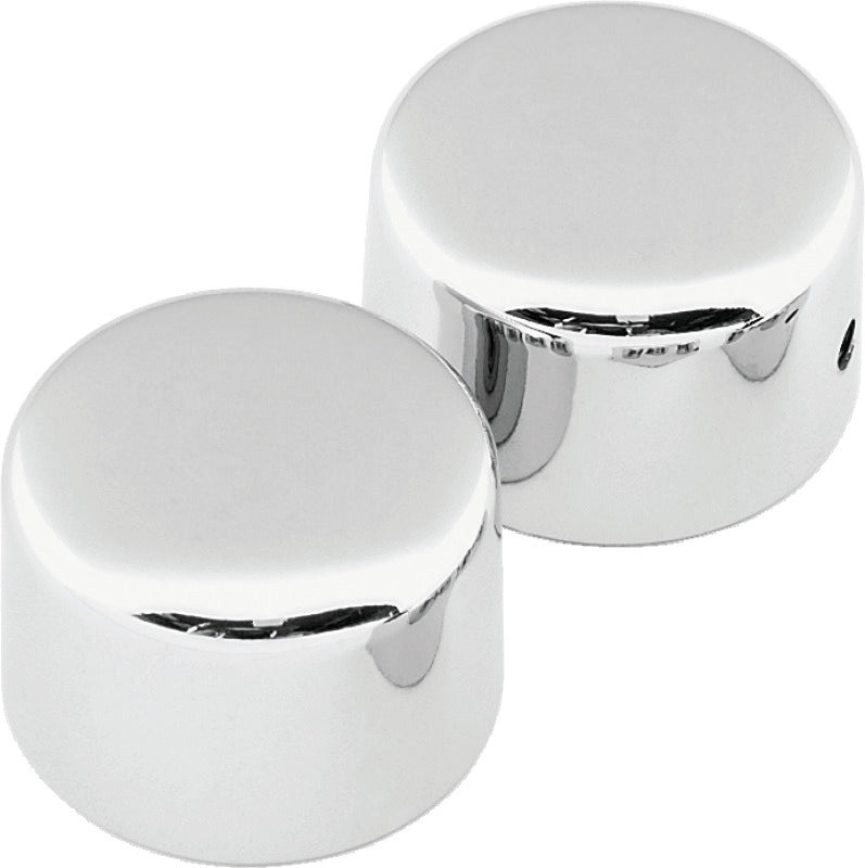 Bikers Choice 490050 72-99 FL FLT FXWG Softail 88-94 Chrome Front Axle Cap Set