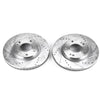 PowerStop fits Hyundai 01-05 Santa Fe Front Evolution Drilled & Slotted Rotors -