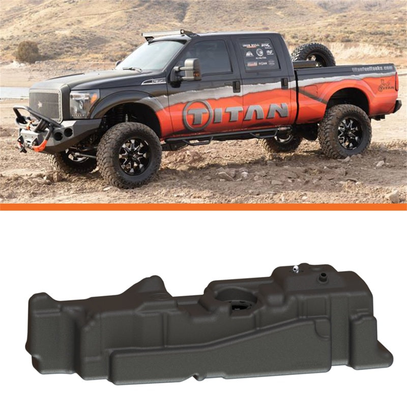 fits Titan Fuel Tanks 7021211 11-16 Ford F-250/F-350 PowerStroke Crew Cab Short Bed 60 Gallon XXL Mid-Ship Tank