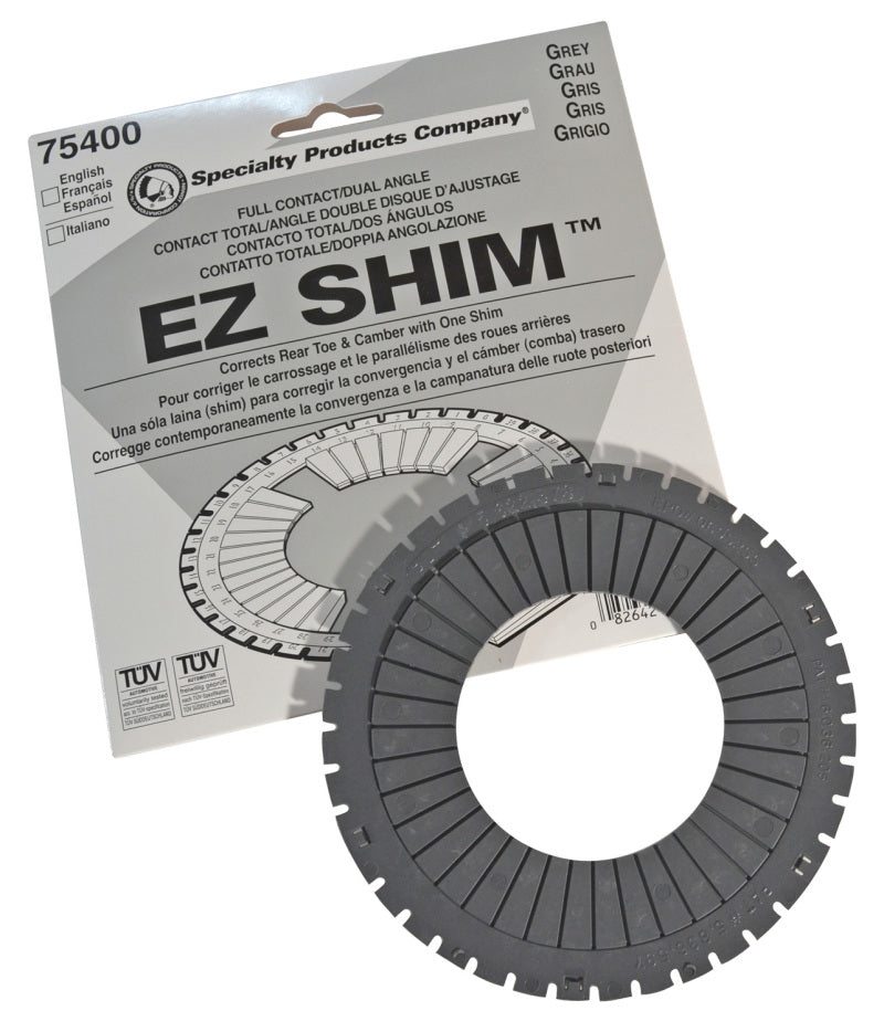 SPC Performance 75400 EZ Shim Dual Angle Camber/Toe Shim (Grey)