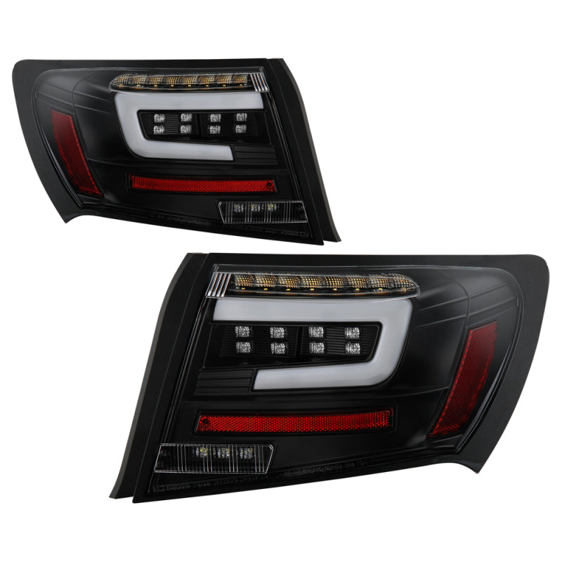 Spyder 5087966 fits Subaru 08-11 Impreza WRX 4DR LED Tail Lights - Black ALT-YD