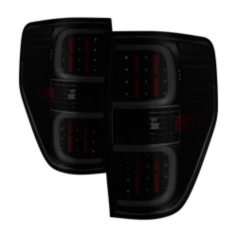 xTune 9038495 fits Ford F150 09-14 LED Tail Lights - Black ALT-ON-FF15009-LBLED