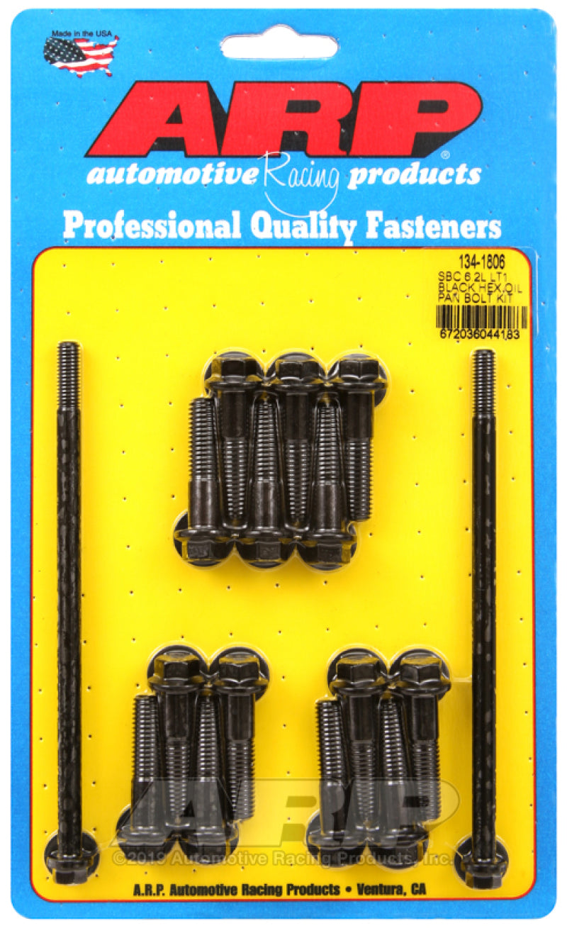 ARP 134-1806 fits Chevy LT1 6.2L Oil Pan Hex Bolt Kit