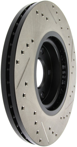 Stoptech 127.42080R 06-07 350Z / 05-07 G35 exp Sport/ 06-07 G35X SportStop Slotted & Drilled Front Right Rotor