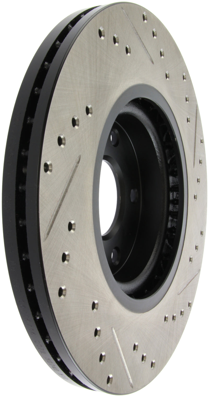 Stoptech 127.42080R 06-07 350Z / 05-07 G35 exp Sport/ 06-07 G35X SportStop Slotted & Drilled Front Right Rotor