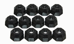 Energy Suspension 9.13110G Universal Black 12mm Taper Dia Octagon Tie Rod Dust Boots (BOX of 12)