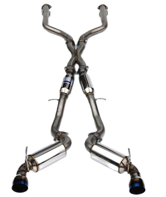 Invidia HS22N4Z7GD1STL 2022+ fits Nissan Z 70mm N1 Cat Back Exhaust - TI Tips