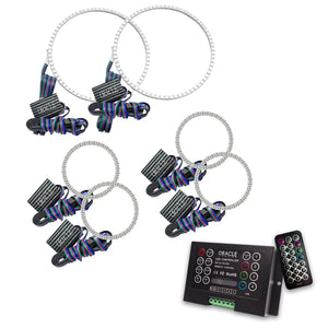 ORACLE Lighting 3564-333 Oracle fits Nissan Frontier 01-04 Halo Kit - Triple - ColorSHIFT w/ 2.0 Controller