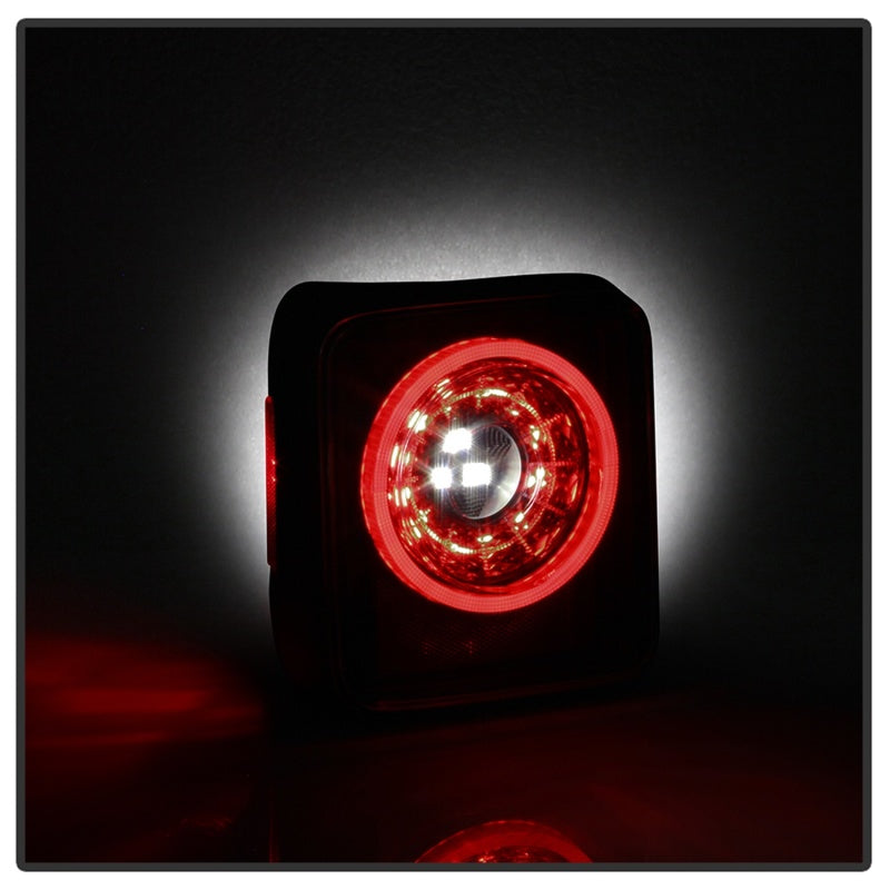 Spyder 5086464 fits Jeep 19-20 Wrangler - Full LED Tail Lights - Seq Turn Sign