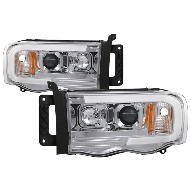 Spyder 5084613 fits Dodge 02-05 Ram 1500 V2 Projector Headlights - Light Bar DR