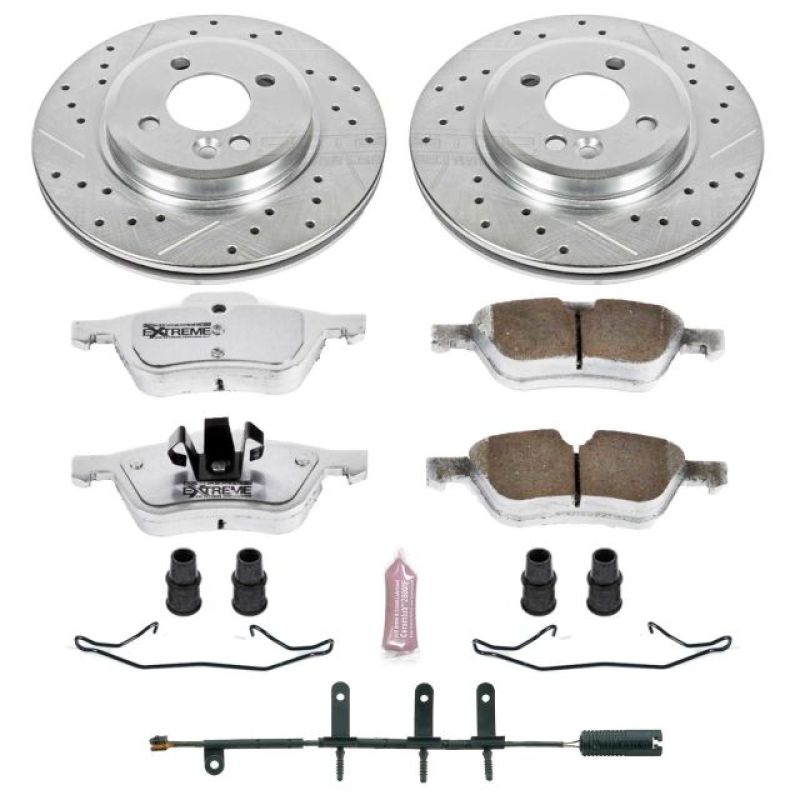 PowerStop K5724-26 02-06 fits Mini Cooper Front Z26 Street Warrior Brake Kit