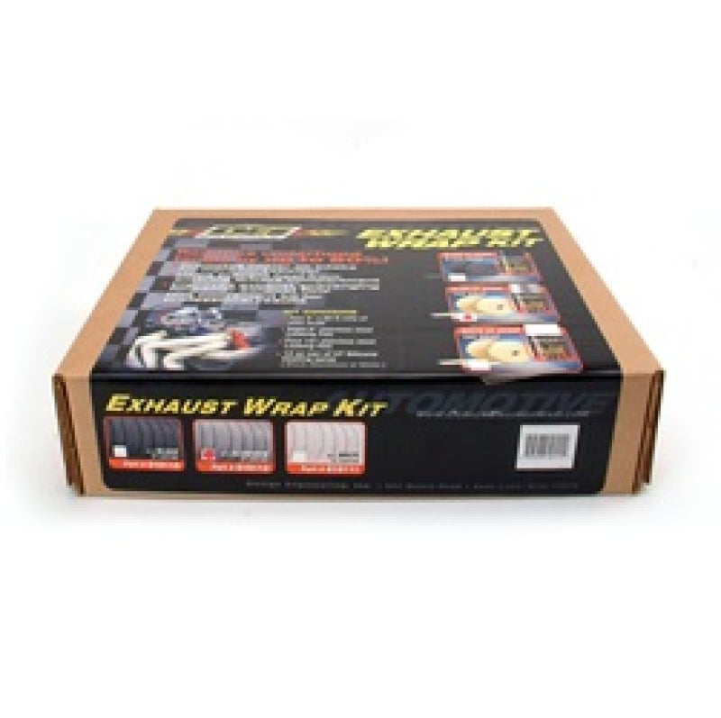 DEI  10112 Exhaust Wrap Kit - Tan Wrap & Aluminum HT Silicone Coating