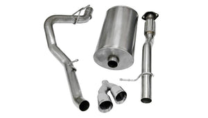 CORSA Performance 14914 Corsa 2009-2013 fits Chevrolet Suburban 1500 5.3L V8 Polished Sport Cat-Back Exhaust