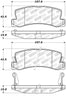 Stoptech 308.0325 Street Touring Brake Pads