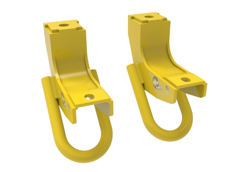 AFE 450-72T001-Y fits Toyota Tundra 2022 V6-3.5L (tt) Front Tow Hook Yellow