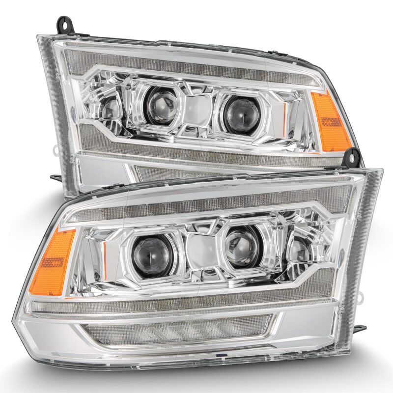 AlphaRex 880562 09-18 fits Ram 1500 PRO-Series Proj Headlights Chrome w/ Sequ