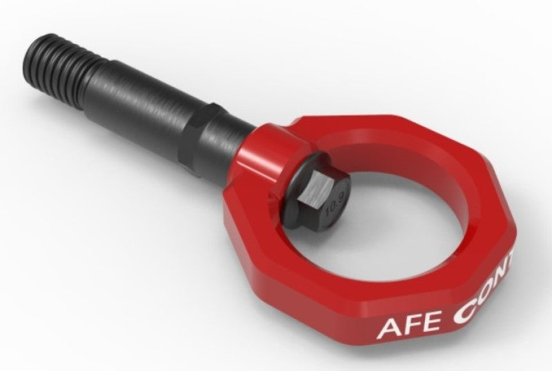 AFE 450-721002-R Control Rear Tow Hook Red 20-21 fits Toyota GR Supra (A90)