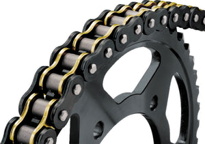 BikeMaster 197334 BikeMaster 520x130 BMXR X-Ring Chain - Black/Gold