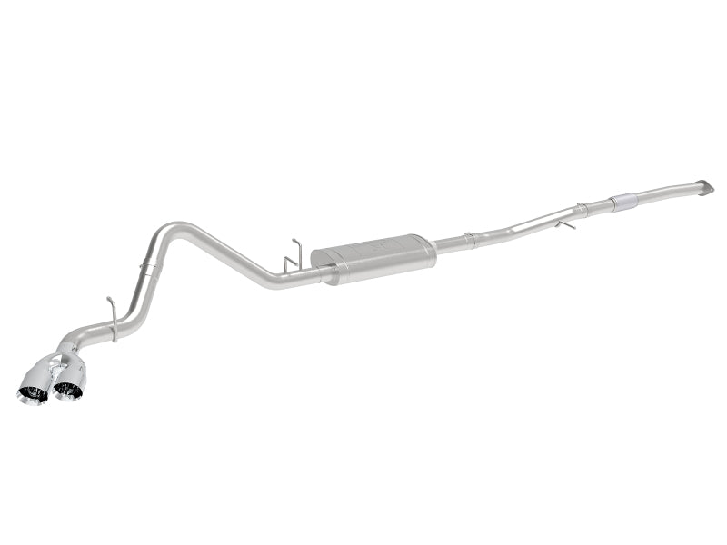 AFE 49-34109-P  Series 3in 304SS Exhaust Cat-Back w/ Pol Tips 2019 fits GM Silv