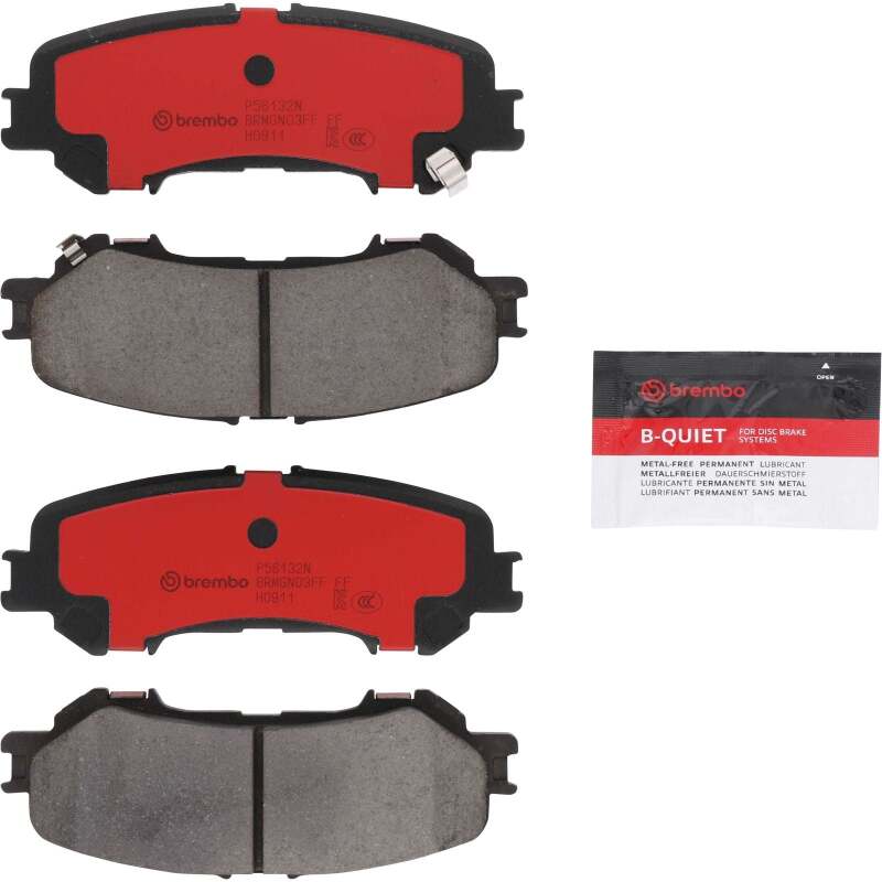 Brembo OE P56132N 17 21 fits Nissan TITAN/2017 TITAN XD PRIME Ceramic Brake Pad