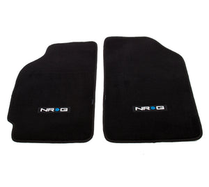NRG FMR-110NRG Floor Mats - 88-91 fits Honda Civic CRX (NRG Logo) - 2pc.