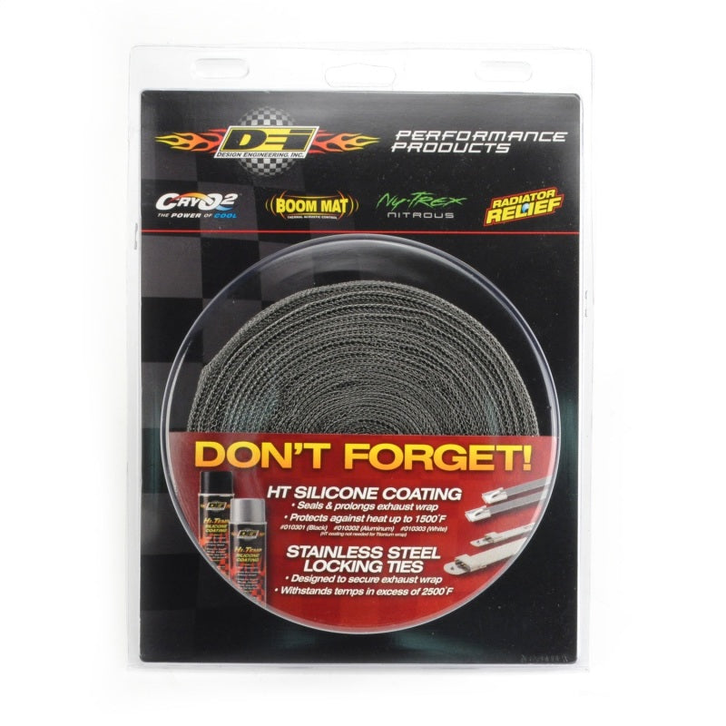 DEI  10078 Exhaust Wrap 1.5in x 20ft - EXO - Black