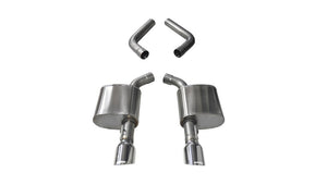 CORSA Performance 21019 Corsa 17-20 fits Dodge Charger 6.4L/17-19 Dodge Charger 5.7L Polished Sport AxleBack Exhaust w/4.5in Tips