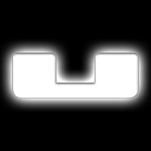 ORACLE Lighting 3140-U-001 Universal Illuminated LED Letter Badges - Matte Wht Surface Finish - U