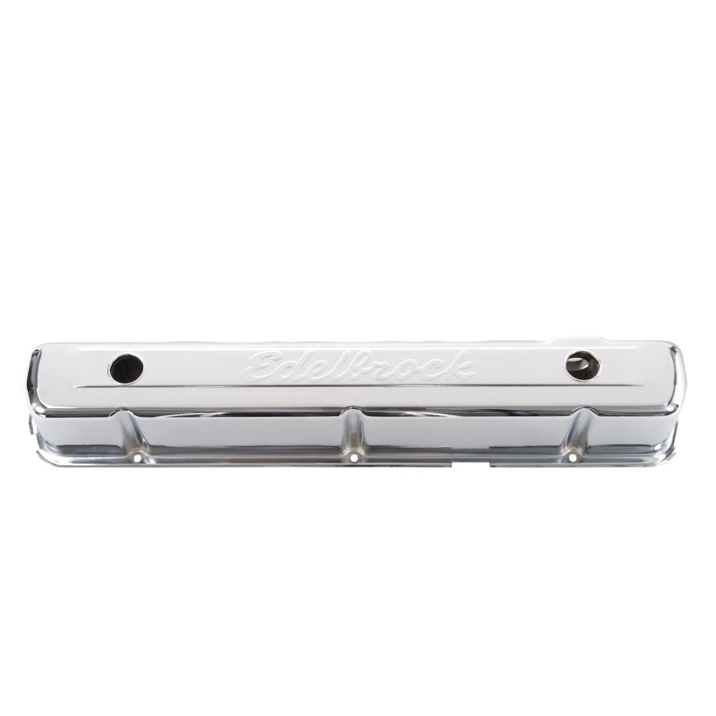 Edelbrock 4477 Valve Cover Signature Series fits Chevrolet 1962-2001 194-292 CI Inline 6 Chrome