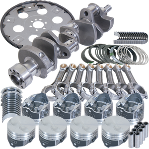 Eagle B13101L03068 fits Chevy 305 1Pc 3.480in Crank 5.700in I-Beam Rods 3.766in Pistons 168 Tooth FP Balanced Assembly
