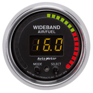 AutoMeter 3878 Autometer GS 52mm AFR or LAMBDA Digital Wideband Air/Fuel Ratio PRO Wideband A/F Kit