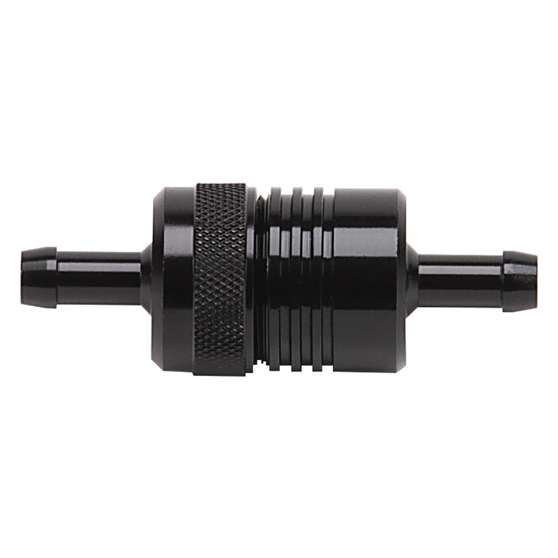 Russell 645090 Performance Black Street Fuel Filter (3in Length 1-1/8in diameter 5/16in inlet/outlet)